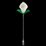 alfiler tulipán marfil